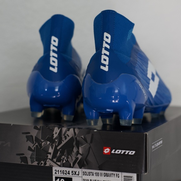 Lotto Solista 100 III Gravity FG Soccer Cleats - Blue main image 8